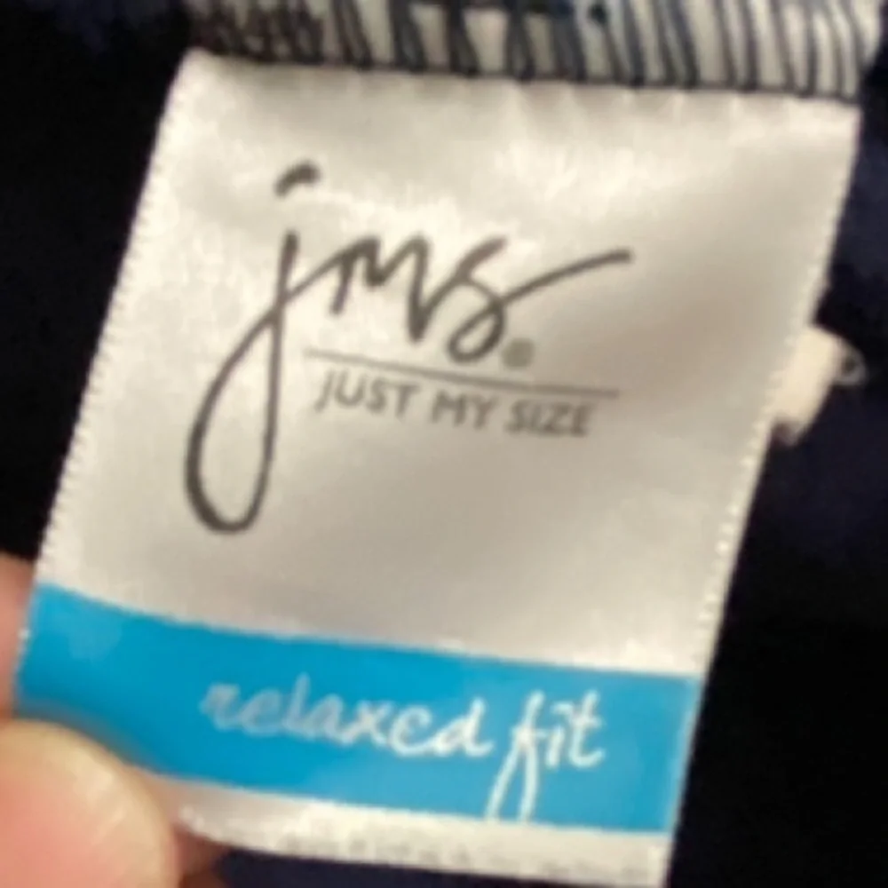 Just My Size Women’s Shorts Size 3X Blue Stretch Relaxed‎ Fit